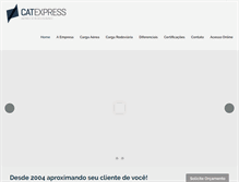 Tablet Screenshot of catexpress.com.br